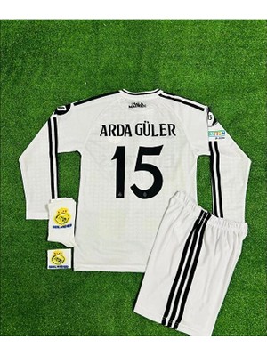Portego R.madridd A.r.d.a-G.ü.l.e.r Uzun Kol Çocuk Forması 4'lü Set (Armalı)