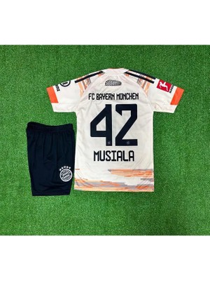Portego Bayern Münih 2025-26 Sezonu Jamal Musiala Deplasman Çocuk Forması