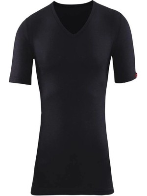 Liyuza Bsm Unisex V Yaka Kısa Kol Termal Body 10303