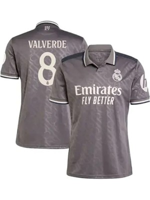 Portego R.e.a.l Madridd 2024/25 Yeni Sezon Federico Valverde Alternatif Forması (Thırd Shırt)