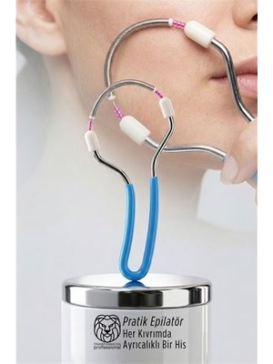Aesco Pürüzsüzlük Sanatı: Pratik Yaylı Yüz Epilatörü: Ince Tüylere Kesin Çözüm Bıyık ve Yüz Tüy Alma Yayı