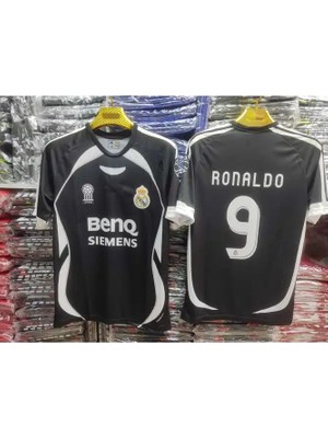 Portego R.madridd 2006/07 Sezon Ronaldo Nazario Deplasman Forması (Black)