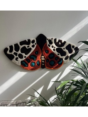 Kelebek Punch Duvar Dekoru - Tufting Duvar Sanatı