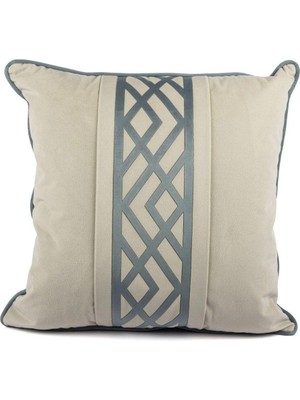 Mikasa Moor Amira Mavi Bordürlü 55X55 Yastık