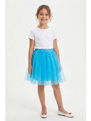 Kinderos Beli Lastikli Kız Çocuk Tütü Etek - 26Y 1621