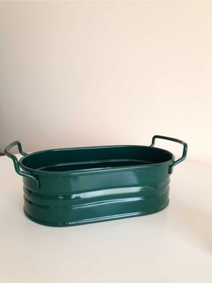 Feyza Design Yeşil Dekoratif Ekmek Sepeti, Dayanıklı ve Şık Tasarım