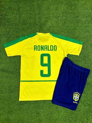 Portego Brezilya 2002 Dünya Kupası Ronaldo Nazario Çocuk Forması