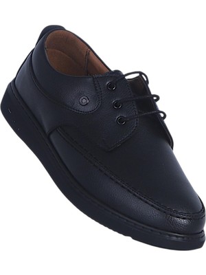 Ayakcenter Wipclark Bağlı Siyah Cilt Erkek Casual Ayakkabı