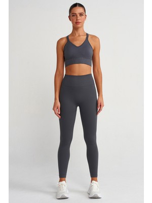 COMEUP Toparlayıcı Tayt Antrasit