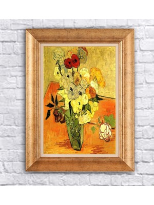 Giyense Altın Varaklı Çerçeveli Paspartulu Tablo BG1115