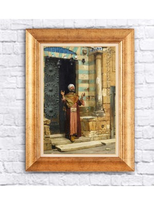 Giyense Altın Varaklı Çerçeveli Paspartulu Tablo BG1200