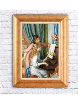 Giyense Altın Varaklı Çerçeveli Paspartulu Tablo BG1211