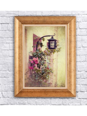 Giyense Altın Varaklı Çerçeveli Paspartulu Tablo BG1370