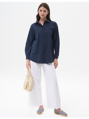 Kayra Düğmeli Poplin Gömlek  11503