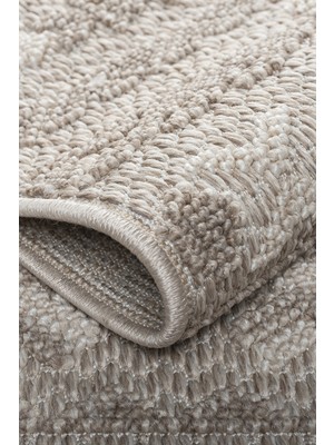 Anutya Home Bej Kahve Iskandinav Modern Tasarım Sisal Bukle Özel Ölçü Salon Oturma Odası Koridor Halısı Yolluk