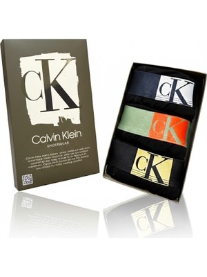 Klein Siyah Erkek 3’lü Kutulu Calvin Boxer