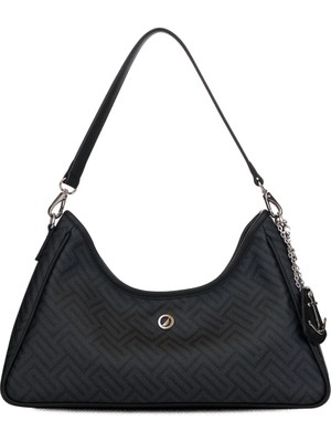 Nautica Sıyah-Sıyah Kadın Omuz Çantası CN7620T