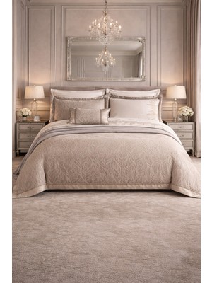 Özdilek Leaf Çeyiz Seti 11 Parça - Gri