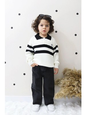 Dudor Kids Erkek Çocuk Kot Pantolon ve Triko Kazak Ikili Takım-Bayramlık