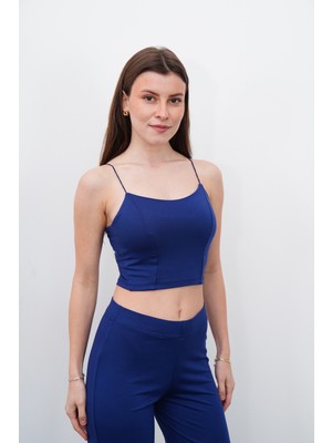 Sanem Tekstil Straplez Büstiyer-Lacivert