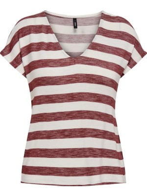 Eskişehir Mağazacılık 15252103 Onllıra S/s V-Neck Top Jrs Noos