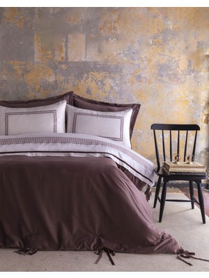 Çift Kişilik Icon Mürdüm Kadife Uyku Seti