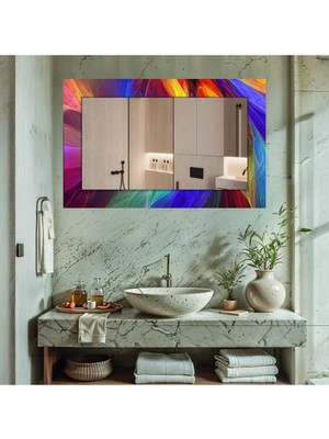 Glitglass Dikdörtgen Duvar Aynası - Büyük Boy Cam Ayna