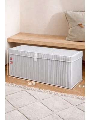 ALAS 1 Adet Çok Amaçlı Baza Altı Giysi&yastık Mega Plus Hurç