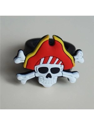 Mcg Kırmızı Renk Şapkalı Çocuk Uyumlu Plastik Korsan Yüzüğü