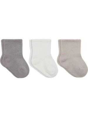 Najmaddin Bistyle Elephant Boy 3'lü Penye Soket Çorap 10135 Gri
