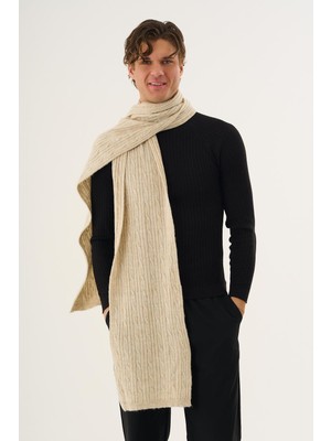 Alexander Gardi Fitilli Uzun Örgü Atkı