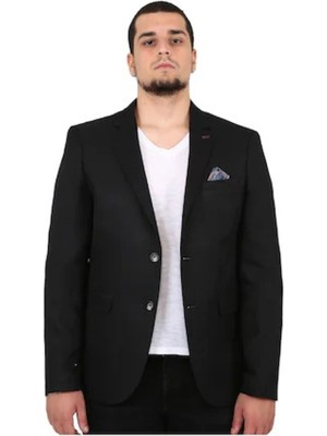 Sposo 5141 Iki Düğme Tek Yırtmaç Büyük Beden Blazer Ceket