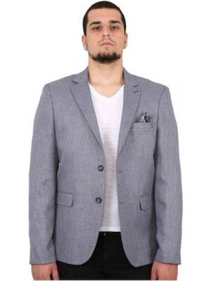 Sposo 5141 Iki Düğme Tek Yırtmaç Büyük Beden Blazer Ceket