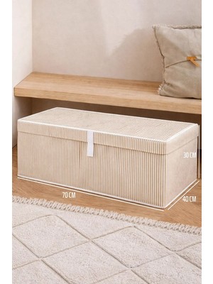 ALAS 1 Adet Çok Amaçlı Baza Altı Giysi&yastık Mega Plus Hurç