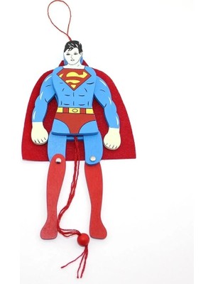 Mcg Ahşap Salanan Süperman Figürü