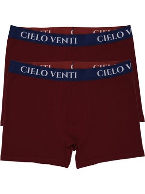 Cielo Venti Night Collection | 2'li Organik Pamuk Erkek Boxer