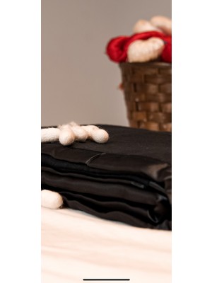 ICON SILK Premium Saf Ipek Fleece Tek Kişilik Battaniye (Siyah)