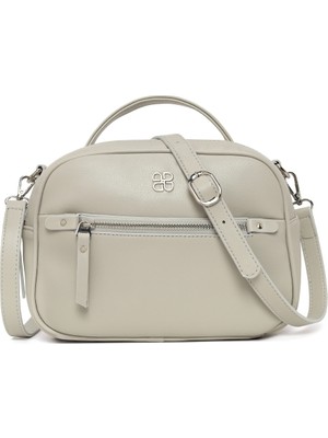 Derimod Kadın Açık Gri Uzun Askılı Kol Çantası 26SBD2013FT