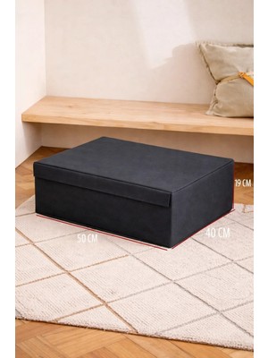 ALAS 1 Adet Çok Amaçlı Baza Altı Giysi&kazak Kutu Hurç