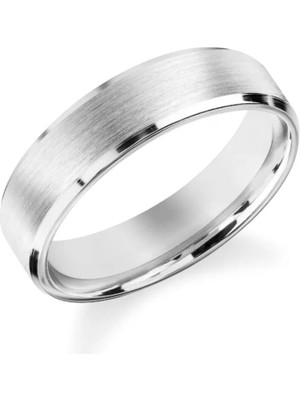 DMR Elegance 925 Ayar Gümüş Mat Alyans – Erkek & Kadın Unisex