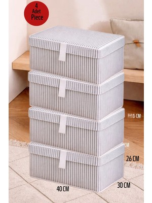 ALAS 4 Adet Çok Amaçlı Baza Altı Organizer Mini Hurç