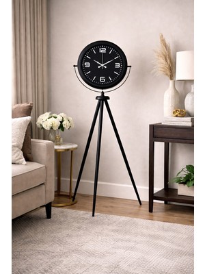 Çetiner Group Black Legacy Tripod Ayaklı Saat