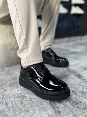 Beskar KB-X16 Kuback Kömür Rugan Günlük Erkek Ayakkabı