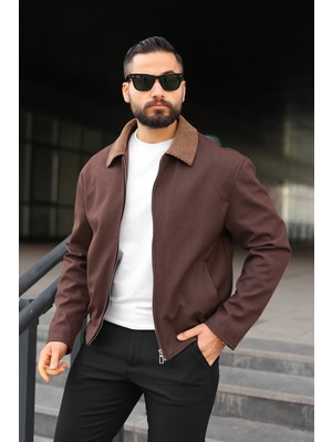 Baselco Kadife Yakalı Trucker Model Ceket