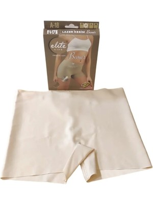 Elite Life A-18 Kadın Dikişsiz Lazer Kesim Boxer Tekli