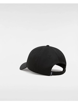 Vans Court Side Curved Bill Jockey Şapka Standart Beden Siyah Erkek Kullanımı İçin Rahat Tasarım
