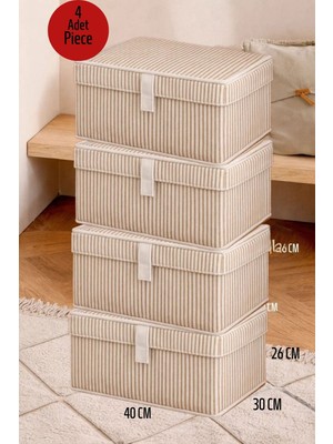 ALAS 4 Adet Çok Amaçlı Baza Altı Organizer Mini Hurç