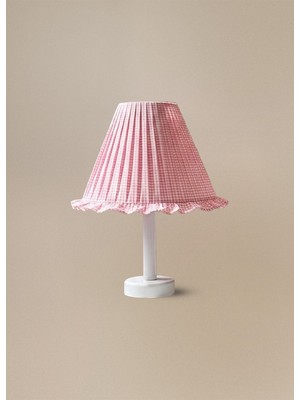 Maison Avf Pembe Pötikare E27 Duy Kablolu Abajur - Alt Beyaz