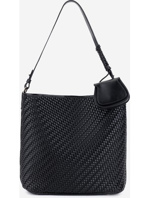 Valmenti Kadın Suni Deri Siyah Omuz Çanta 921 27208 Bn Cnt Y26 Sıyah