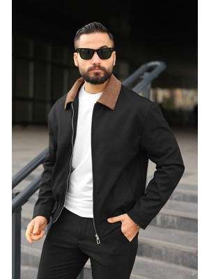 Baselco Kadife Yakalı Trucker Model Ceket